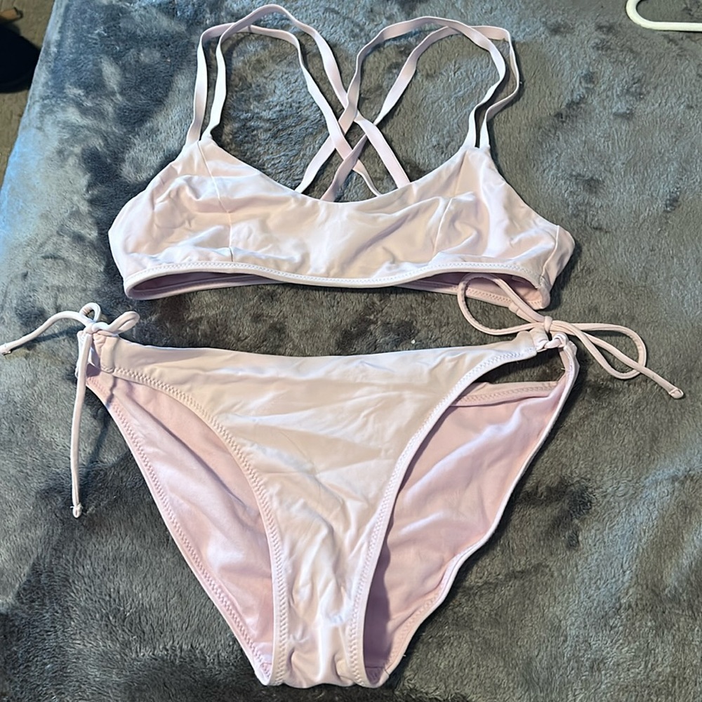 Athleta xs lavender swimsuit